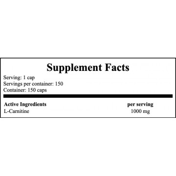 L-Carnitine 1000mg - 150caps. - 2