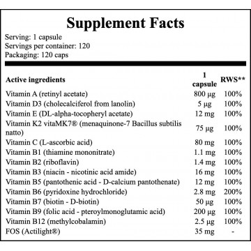 Multivitamin For Men - 120caps. - 2