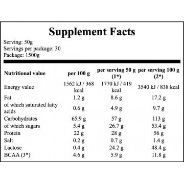 Power Weight Gainer - 1500g - Chocolate - 2