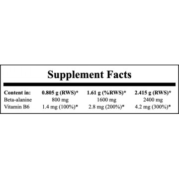 Beta Alanine - 200g - Unflavored - 2