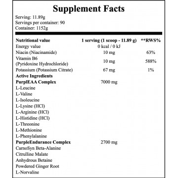 Purple Wraath - 1152g - Sour Apple Servings 90 - 2