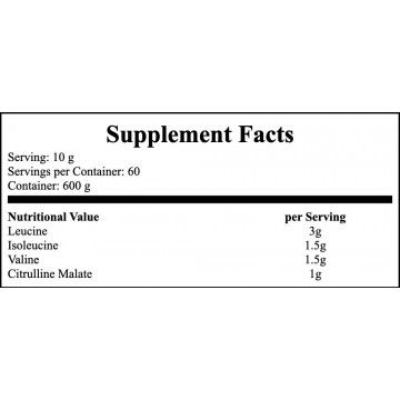 Bcaa + Cytrulline - 600g - Lemon Grapefruit - 2