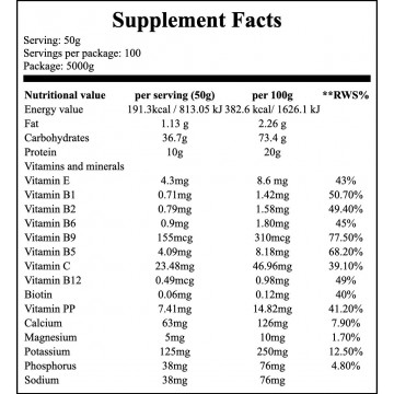 Mass Active - 5000g - Banana - 2