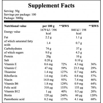 Mass Active - 5000g - Toffie - 2