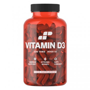 Vitamin D3 8000IU - 200tabs. x12 - 2