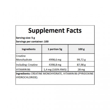 Creatine - 500g - Pure Monohydrate - 2