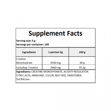 Creatine - 500g - Crazy Watermelon - 2