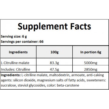 Cytrulline - 400g - Sour Lemonade - 2