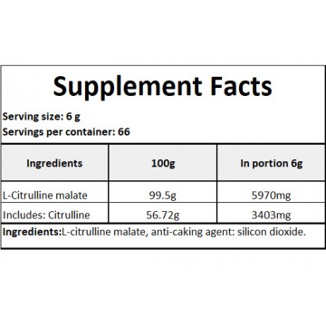 Cytrulline - 400g - RAW - 2