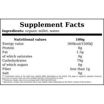 Bio Makaraon Jaglany - 250g - 2