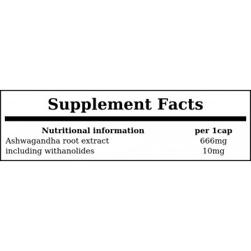 Ashwagandha - 90caps. - 2