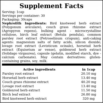 Nefrolizyna - 30caps. - 2
