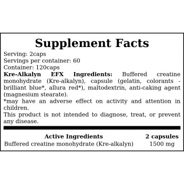 Kre-Alkalyn EFX – 120caps. - 2