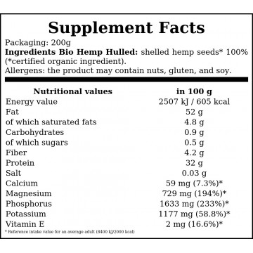 Super Grain - Hemp Hulled - 200g - 2