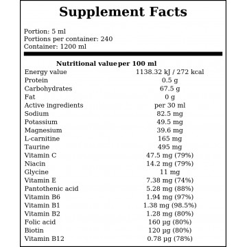 Ionto Vitamin Drink Liquid - 1200ml - Elderberry - 2