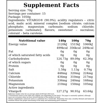 Vitargo - 1050g - Lemon Grapefruit - 2