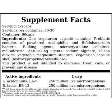 Advanced Acidophilus Plus - 60caps - 2