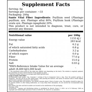 vital fiber - 200g - 2