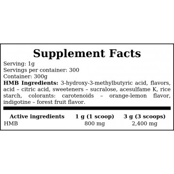 HMB - 300g - Forest Fruit - 2