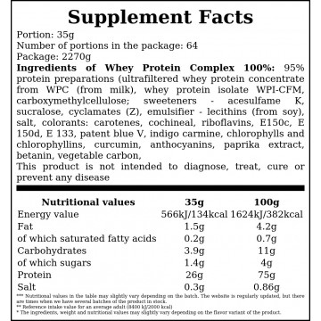 Whey Protein Complex 100% - 2270g - Orange Marakuja - 2