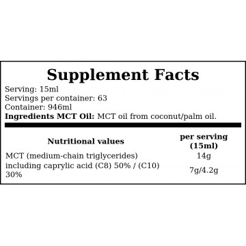 Mct Oil - 946ml - 2