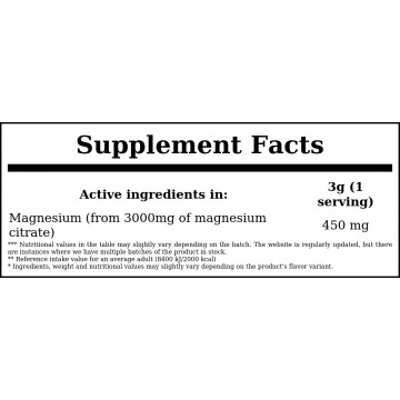 Magnesium Citrate Powder - 227g - 2