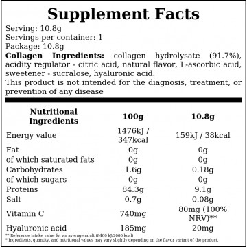 Collagen - 10,7g - Strawberry - 2