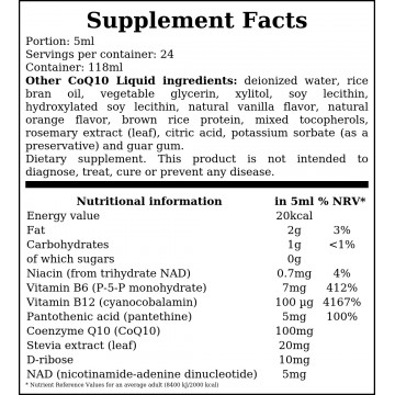 CoQ10 Liquid - 118ml - Orange - 2