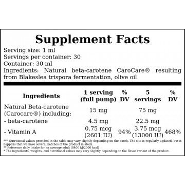 Beta Karoten - 30ml - 2