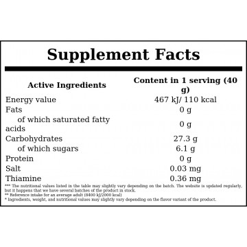 Energy Gel + Guarana & Caffeine - 40g - Ice Tea - 2