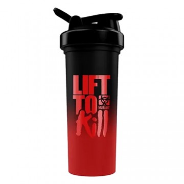 Shaker Lift To Kill - 700ml - Black to Red Fade - 2