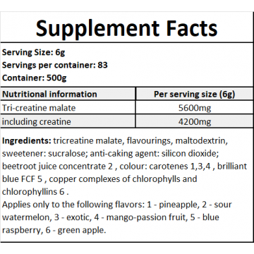 Tricreatine Malate - 500g - Pineapple - 2