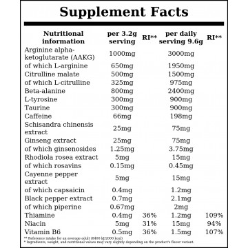 PreWorkout - 288g - Ice Strawberry - 2