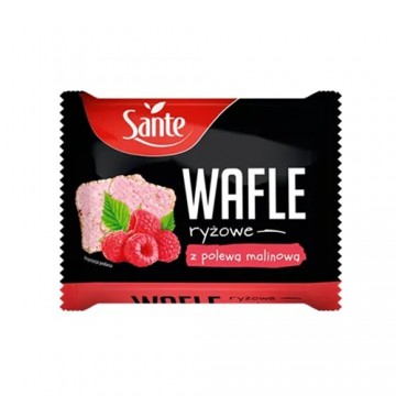 Wafle Ryżowe - 24g - Polewa Malinowa - Raspberry Coating - 2