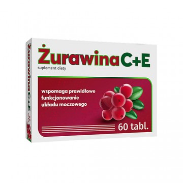 Żurawina C+E 60tabs. - 2