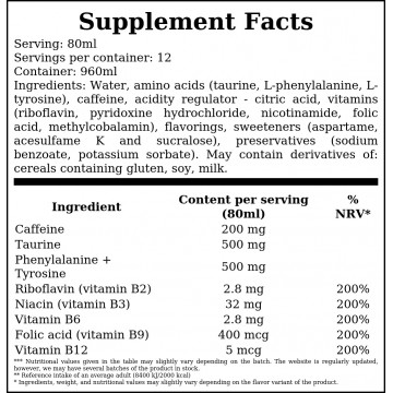 ENERGY  SHOT - 80ml x12 - 2