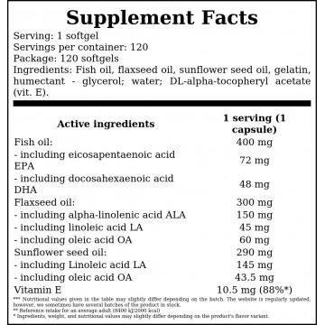 Omega 3-6-9 - 120softgels - 2