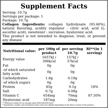 Collagen - 10.7g - Lemon - 2