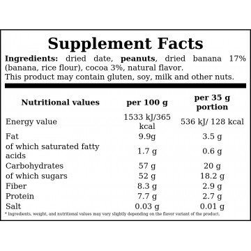 Baton Raw - 35g - Banana & Cacao x36 - 2