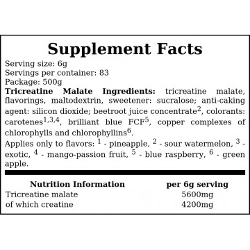 Tricreatine Malate - 500g - Mango Passion Fruit - 2