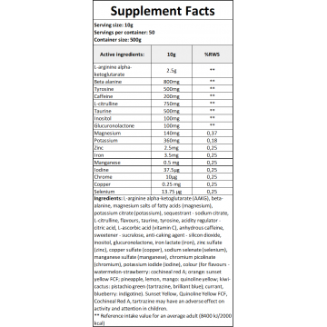 Pre Pump - 500g - Strawberry Watermelon - 2