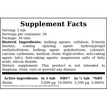 Biotevit - 30tabs. - 2