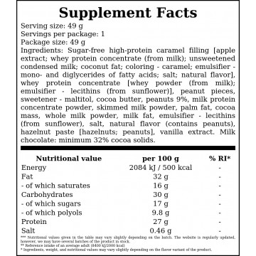 Protein Bar - 49g - Peanut & Caramel x24 - 2