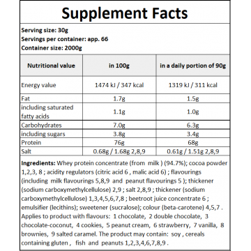 Whey 100 - 2000g - JAR Cookies - 2