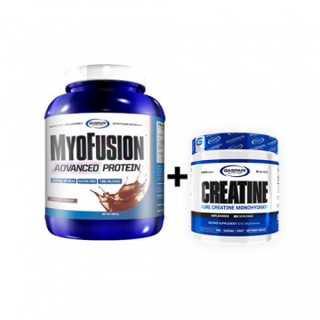 Myofusion Advanced 1814 Choco + Creatine Qualitin 300g - 2