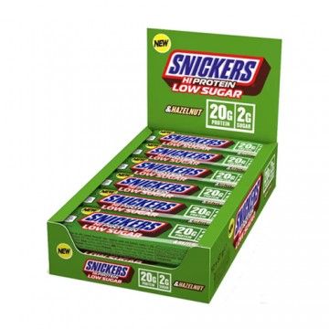 Baton Snickers HIProtein LowSugarBar - 57g - Hazelnut x12 - 2