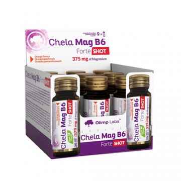 Chela-Mag B6 Forte Shot SOK Glass Ampoule - 25ml - Cherry x9 - 2