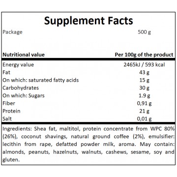 Protein Spread - 500g - White Chocolate and Coffee - Sale - 2