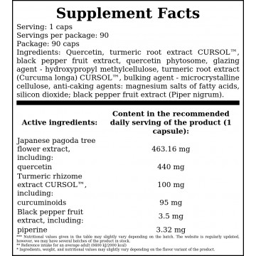 Quercetin Plus - 90caps. - 2