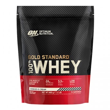 Whey Gold Standard Bag - 480g - Cookies & Cream - 2